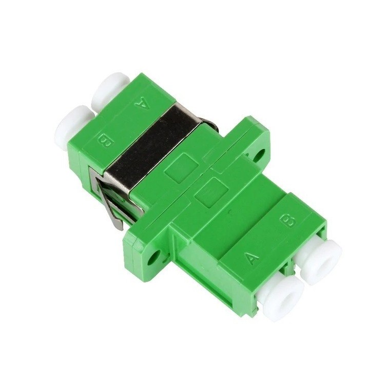 Adaptador LC-APC/LC-APC, monomodo, dúplex