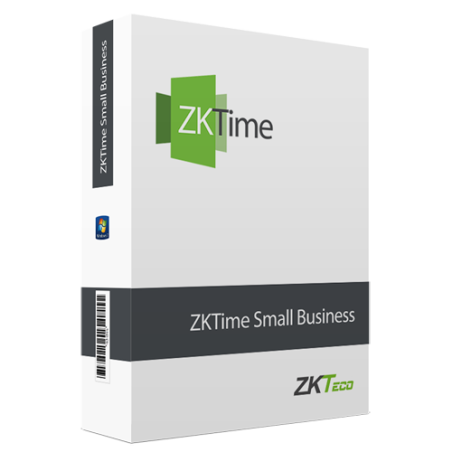 Software control de presencia ZKTeco ZK-TIME-SB-50 - 50 empleados, TCP/IP, Wi-Fi, reportes, RRHH