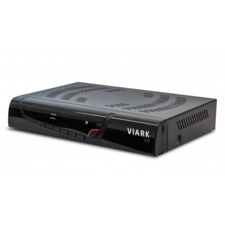 Receptor TV satélite HD con Wifi, Hdmi 1080p, USB. VIARK SAT HD H265