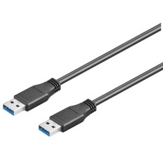 Cable USB 3.0 NIMO WIR1167 - USB-A macho/macho, 1,8 m, negro