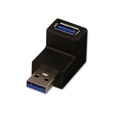 Adaptador USB acodado 90º