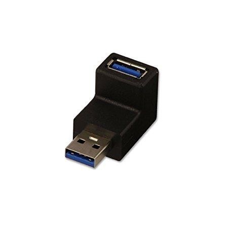 Adaptador USB acodado 90º