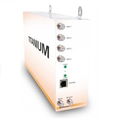 Cabecera transmoduladora compacta con 8 entradas QPSK/DVB-S2 a 4 salidas COFDM y 2CI