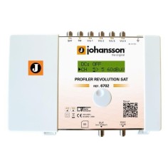 Central programable Johansson 6702 Profiler Revolution SAT - SAT+TDT, 131 dBµV, LTE 5G, SD