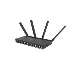 Routerboard WIFI 2.4Ghz, 33dBm, 4 Núcleos, 1.4GHz,1Gb RAM, x10 Gb, x1 SFP+, x4 antenas. Level 5