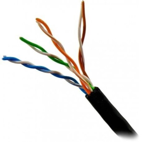 Cable UTP Cat6 Uniview UV-UTP6-305-OUTDOOR - 305 m, OFC, PE exterior, Negro