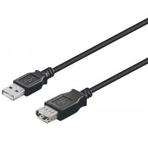 Conexión USB-A 2.0 macho-hembra USB-A  2.0