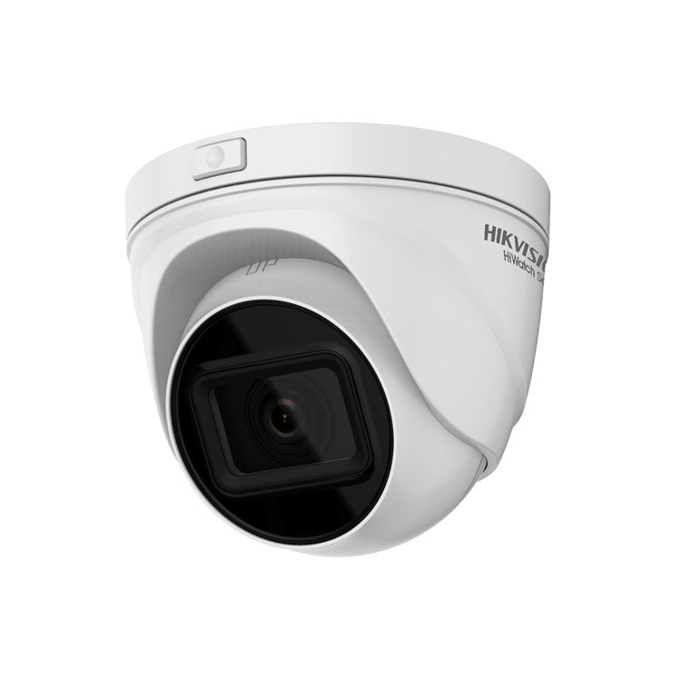 Cámara IP Turret Hiwatch HWI-T641H-Z - 4MP, lente varifocal 2.8-12 mm, IR 30 m, PoE