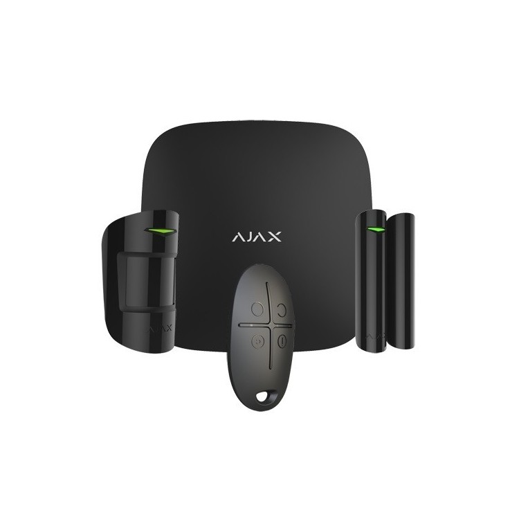 Kit de alarma vía radio: Central + Detector PIR, anti-mascotas hasta 12mts, contacto magnético y mando. Grado 2