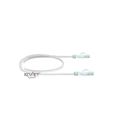 Latiguillo Cat 6A S/FTP, LSZH, 1mts. Blanco