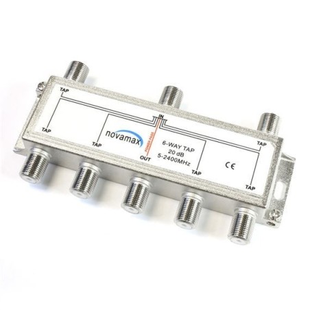 Derivador 6 líneas, 16dB, 5-2400Mhz