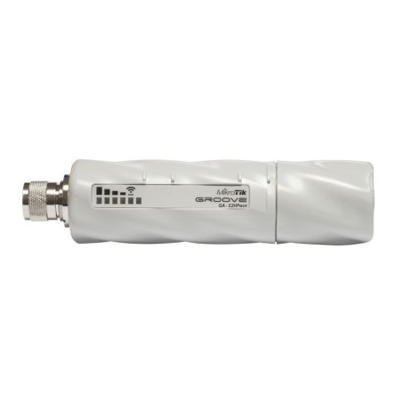 Punto de acceso exterior MikroTik Groove 52 ac - 2.4/5 GHz, 802.11ac, Gigabit, antena N, PoE - RBGrooveGA-52HPacn