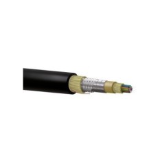 Cable 4fo ajustada G657A2, armadura espiral, LSZH-FR-UV Negra. Preco por metro