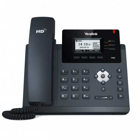 Teléfono IP de 3 cuenta SIP, Pantalla LCD de 2.3", POE, manos libres y posibilidad de alimentación por POE
