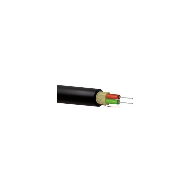 F1A-02A-1N-DLN-BR – Cable fibra óptica 2F G.657A2 ajustada exterior