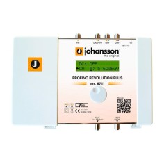 Central programable 30 filtros y 4 Entradas (x1 FM / x1 DAB-VHF / x2 UHF). 60dB G126dBu. 20dB ajuste de guanacia. AGC (Control