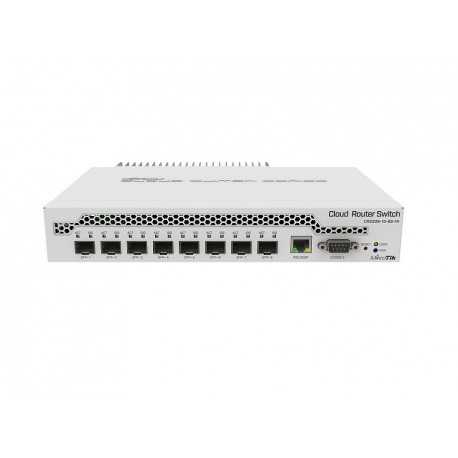 Cloud Router 1 Core, 800Mhz, 512Mb RAM, x20 slots para SFP, x4 SFP+, x4 combos, Level 5