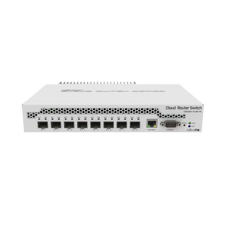 Cloud Router Switch 2 Cores, x1Gb, x8SFP +, RouterOS/SwitchOS. L5. Sobremesa/Rack