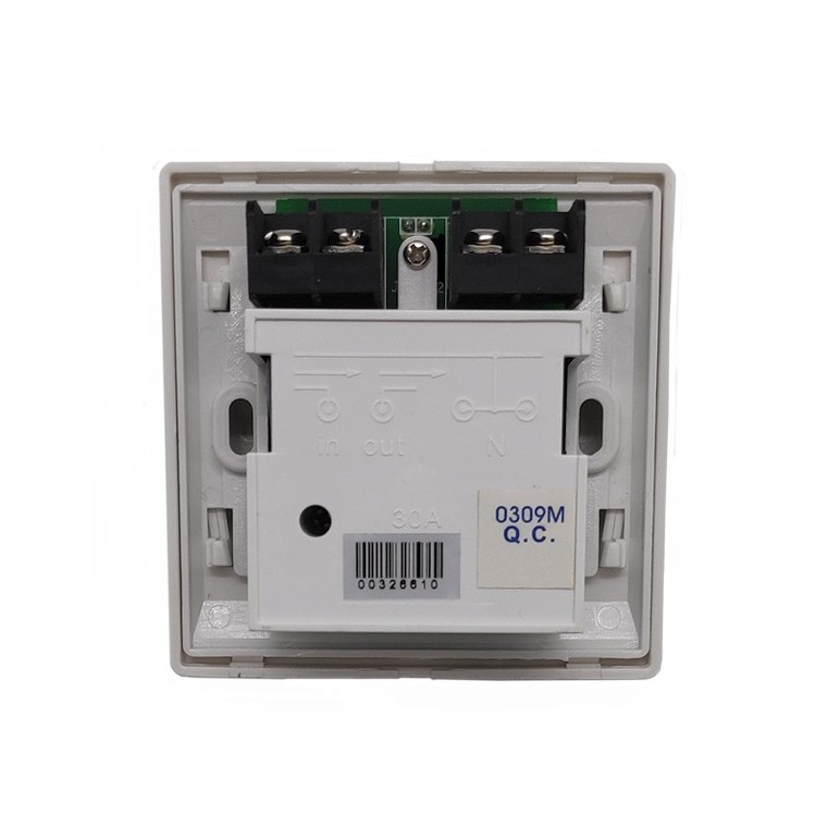 Switch para luz habitaciones de hotel. Ahorro energético