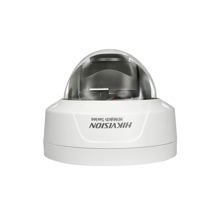 Cámara IP domo HiWatch HWI-D140H-M - 4 MP, lente fija 2.8 mm, IR 30 m, PoE