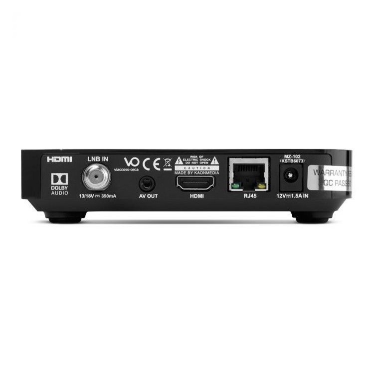Receptor SAT (S2)+ Tarjeta Telesat, FULL HD, H.265, Wifi integrado y PVR