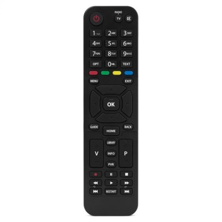 Receptor SAT (S2)+ Tarjeta Telesat, FULL HD, H.265, Wifi integrado y PVR