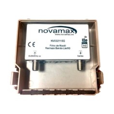 Filtro de mástil 5G, C48, &gt30dB, interior y exteior