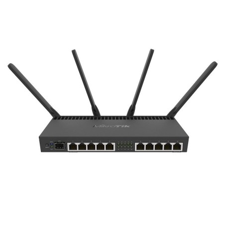 Routerboard WIFI 2.4Ghz, 33dBm, 4 Núcleos, 1.4GHz,1Gb RAM, x10 Gb, x1 SFP+, x4 antenas. Level 5