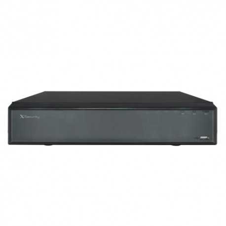 NVR 16ch IP hasta 12Mpx, 320Mbps, H.265, 2 HDD