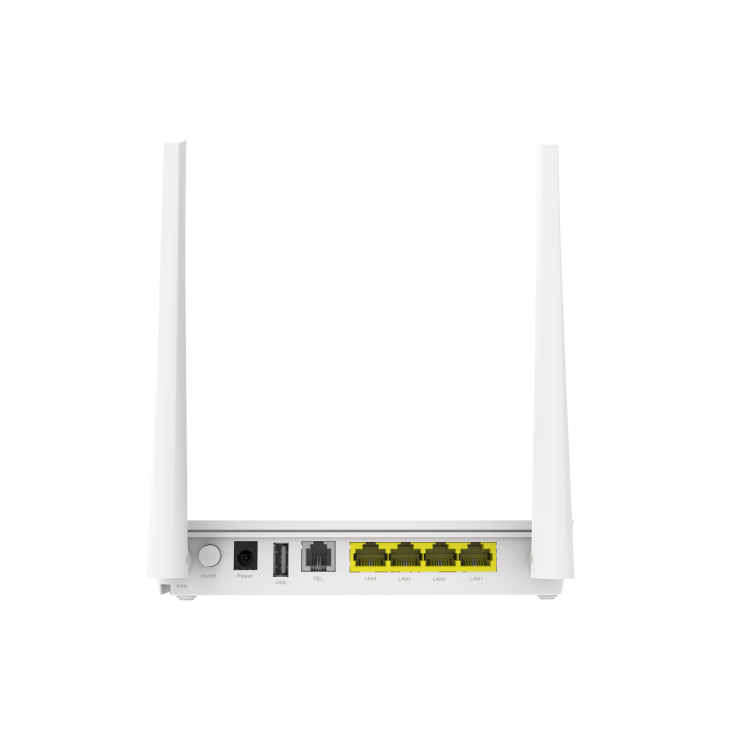 ONT GPON / 4GE/ 1POTS / WIFI 2.4/5GHZ AC / USB. Conector SC/APC