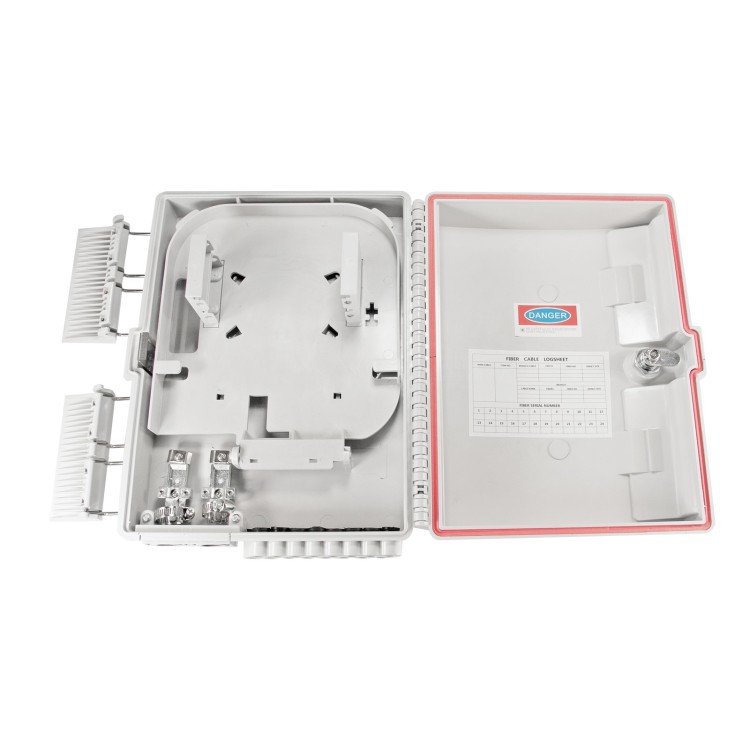 Caja 16 F.O. exterior. Admite splitter cassette hasta 1:16