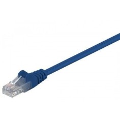 Latiguillo Cat 5 UTP 0,25mts, color azul