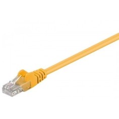 Latiguillo Cat 5 UTP 1mt, color amarillo