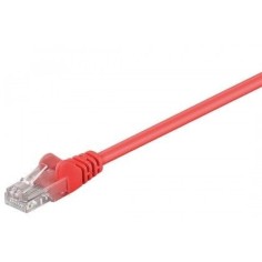 Latiguillo Cat 5 UTP 0,50mts, color rojo