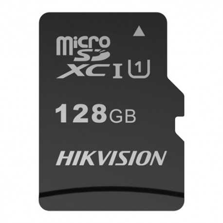 Tarjeta de memoria Hikvision, 128 GB, Clase 10 U1, Hasta 300 ciclos de escritura, FAT32, Especial para video-vigilancia y CCTV 