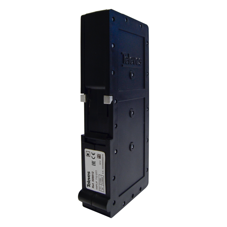 Amplificador mono canal, 50dB, 125 dBuV, 24V. Especificar canal deseado