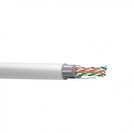 Cable CAT5e FTP, Cobre, Polietileno (exterior), blanco. Bobina 305mts