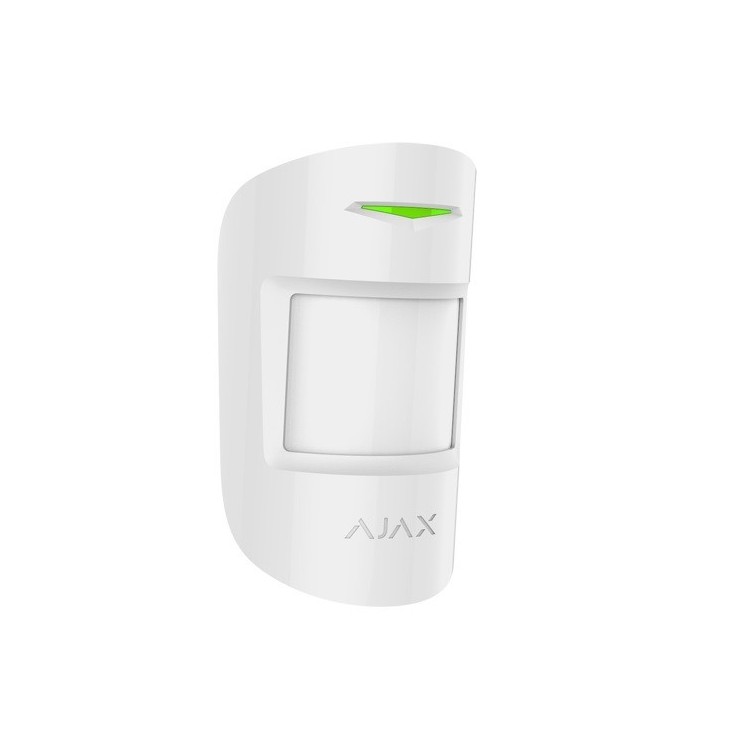 Detector de movimiento PIR doble tecnología , inalámbrico, anti-mascotas hasta 12mts, Grado 2 . Uso interior