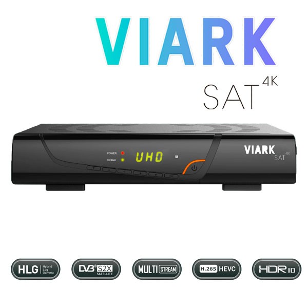 Viark Sat 4K - Receptor Satélite Digital 4K UHD DVB-S2X