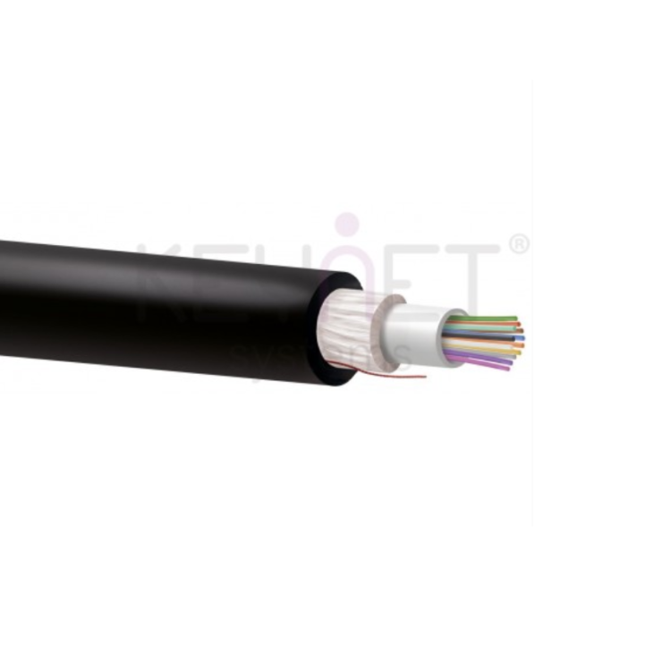 Cable 24F G652D, SM, holgadam CPR-FCA,exterior, diámetro 5.3mm. Bobina 2000mts/Corte