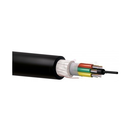Cable 48F, G652D, SM, 6Tx8F, holgada, CPR-FCA, exterior, diámetro 10.7mm. Bobina 2000mts/Corte