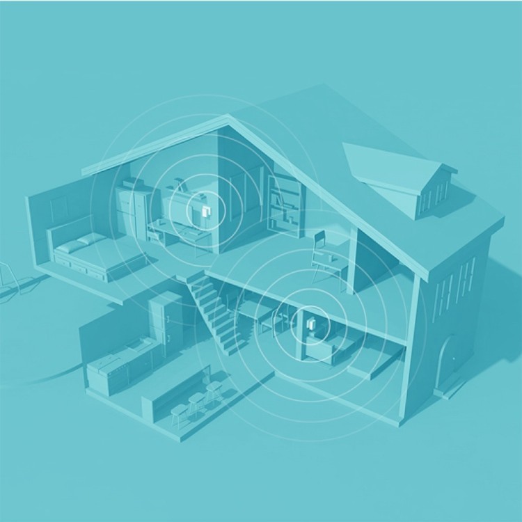 Kit PLC WIFI 2.4Ghz: x1 TL-WPA4220 (x2 10/100, WIFI 300mbps), x1 TL-PA4010 (x1 10/100). Cobertura 300 metros