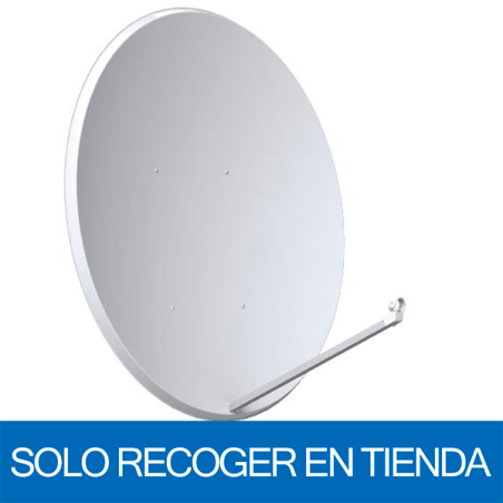 Antena parabólica de 120x100cms, 42,2dB, acero. Sin embalaje. Solo recoger en tienda