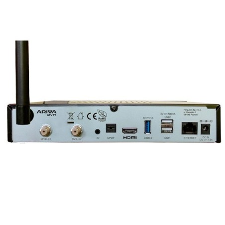 REACONDICIONADO | Receptor SAT Twin Tuner, Android 7.0/Linux Debian/Enigma2, 4K UHD, H.265, Wifi integrado