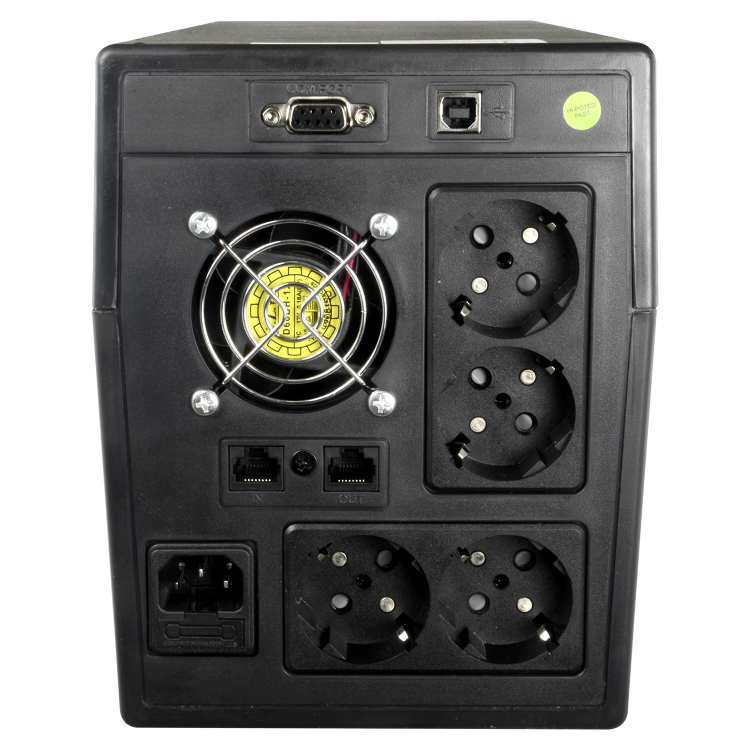 SAI OFF-LINE 1000VA/600W, Entrada 220-240 Vac, x4 Shcuko, 2x RJ11