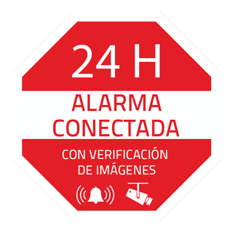 Pegatina ALARMA 24H