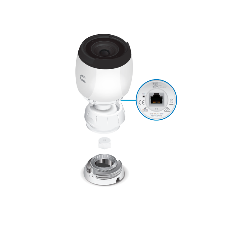 Pack de 3 Cámara IP bullet, 2,1Mpx, IR 25mts, 3-9mm, H.264, micrófono. PoE 802.3af .IP67. SIN INYECTOR POE