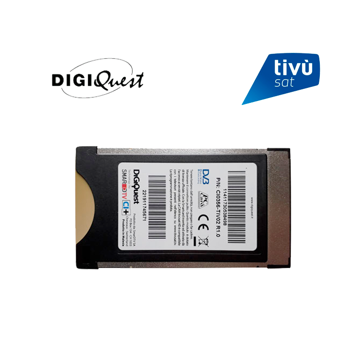 Pack de Módulo PCMCIA + tarjeta Tivusat. CAMTIVUSAT.