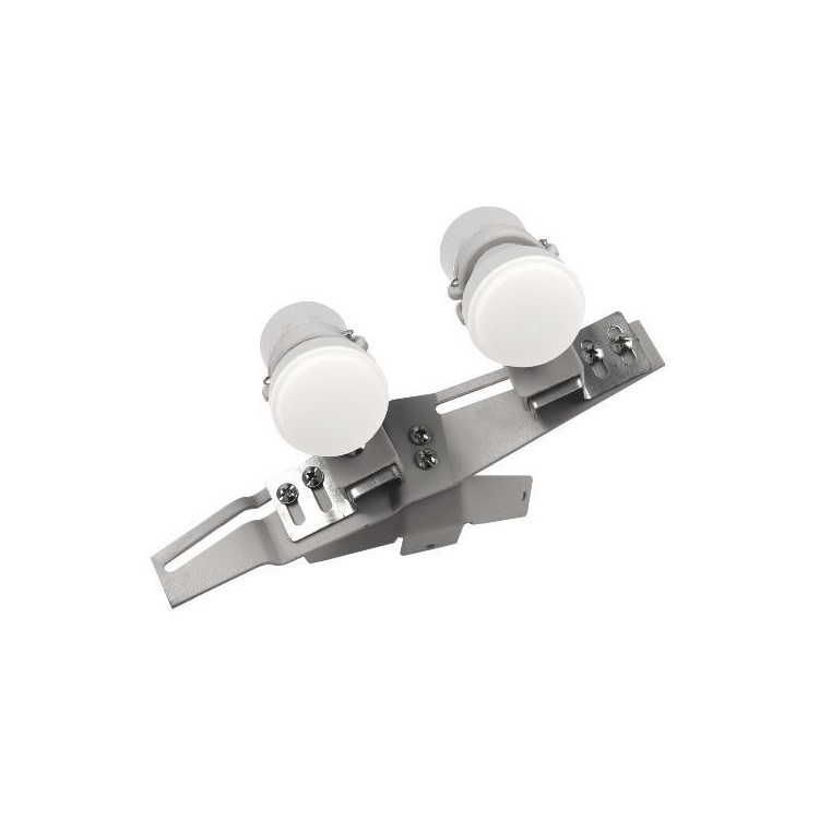 Soporte para 2 LNB Astra y Eutelsat. Antena hasta 135cm