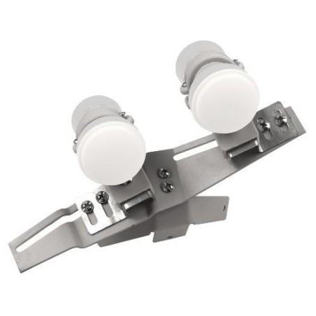 Soporte para 2 LNB Astra y Eutelsat. Antena hasta 135cm